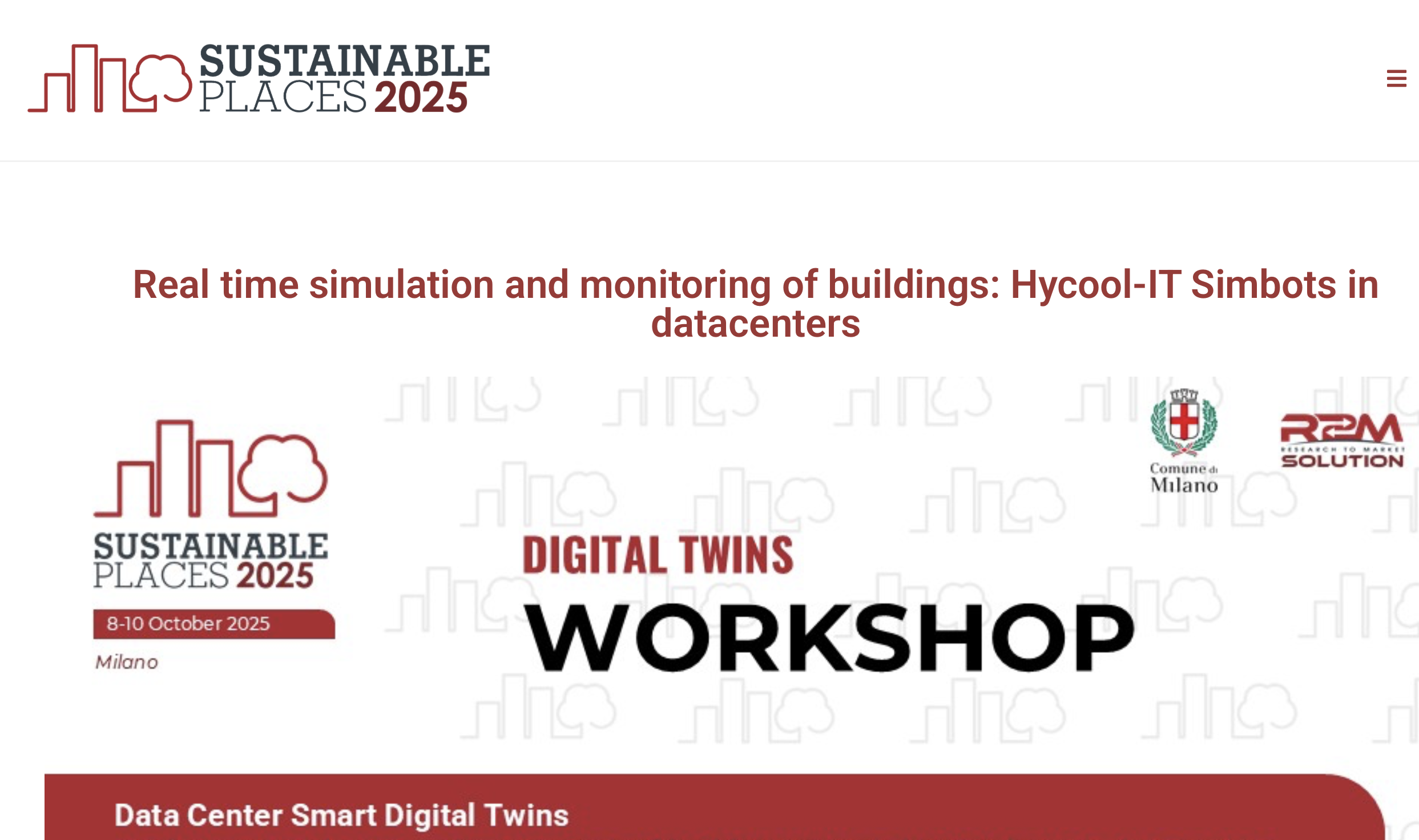 Real time simulation and monitoring of buildings banner