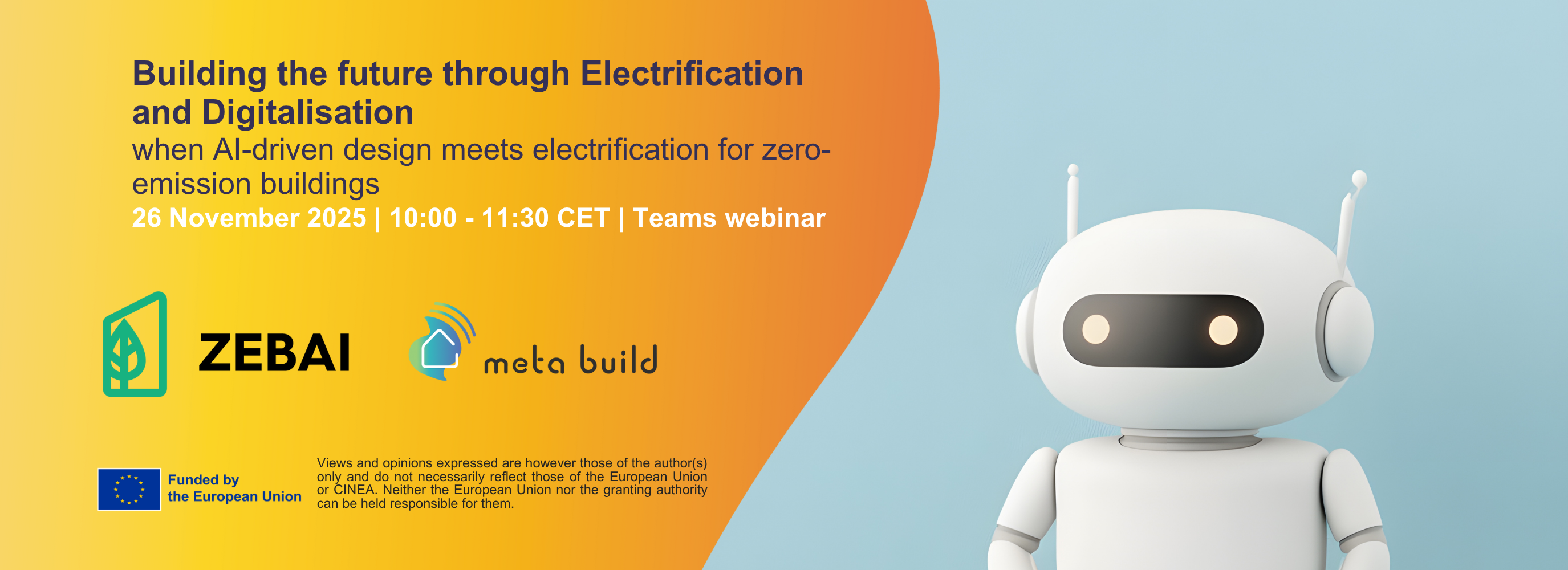 Building the future through Electrification and Digitalisation Event Target: Researchers and experts in AI and Digital Twin Industry, Technology providers banner