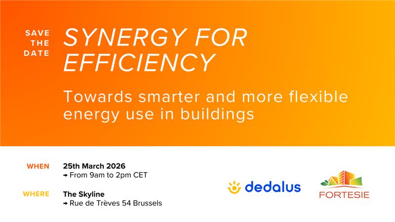 Synergy for efficiency - towards smarter and more flexible energy use in buildings banner